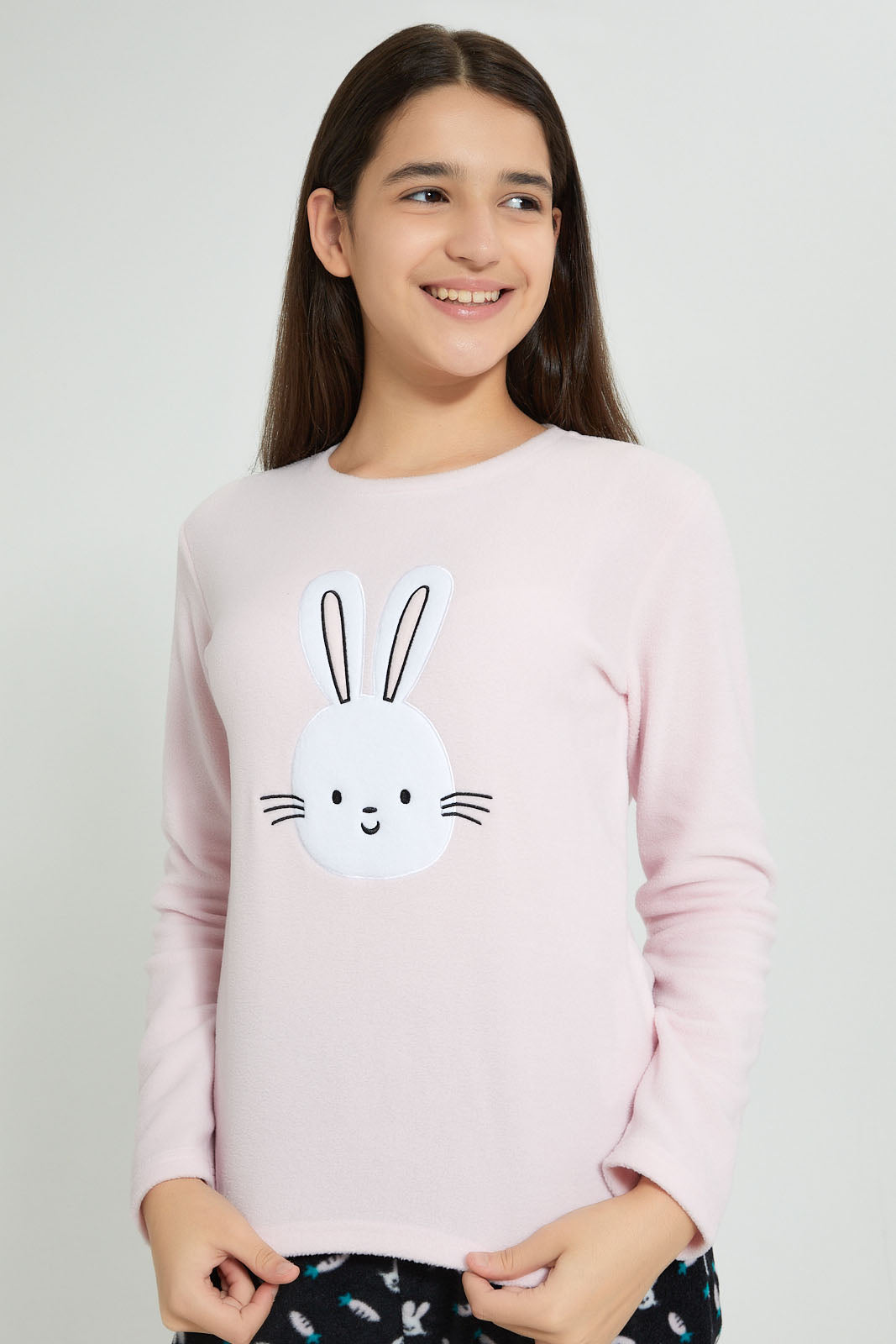 Redtag-Microfleece-Pajama-Sets-Pyjama-Sets-Senior-Girls-9 to 14 Years