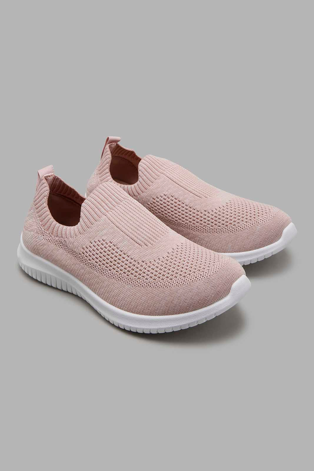 Redtag-Pink-Slip-On-Sneaker-Character,-Colour:Pink,-Filter:Women's-Footwear,-New-In,-New-In-Women-FOO,-Non-Sale,-S22A,-Women-Trainers-Women's-