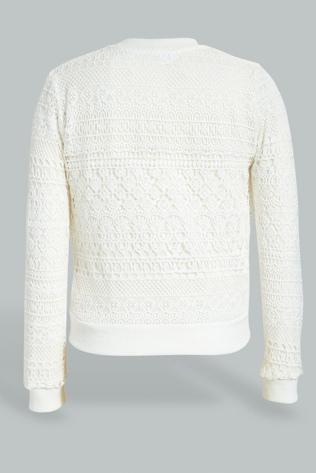 Redtag-Lace-Bomber-Jacket-Jackets-Senior-Girls-9 to 14 Years