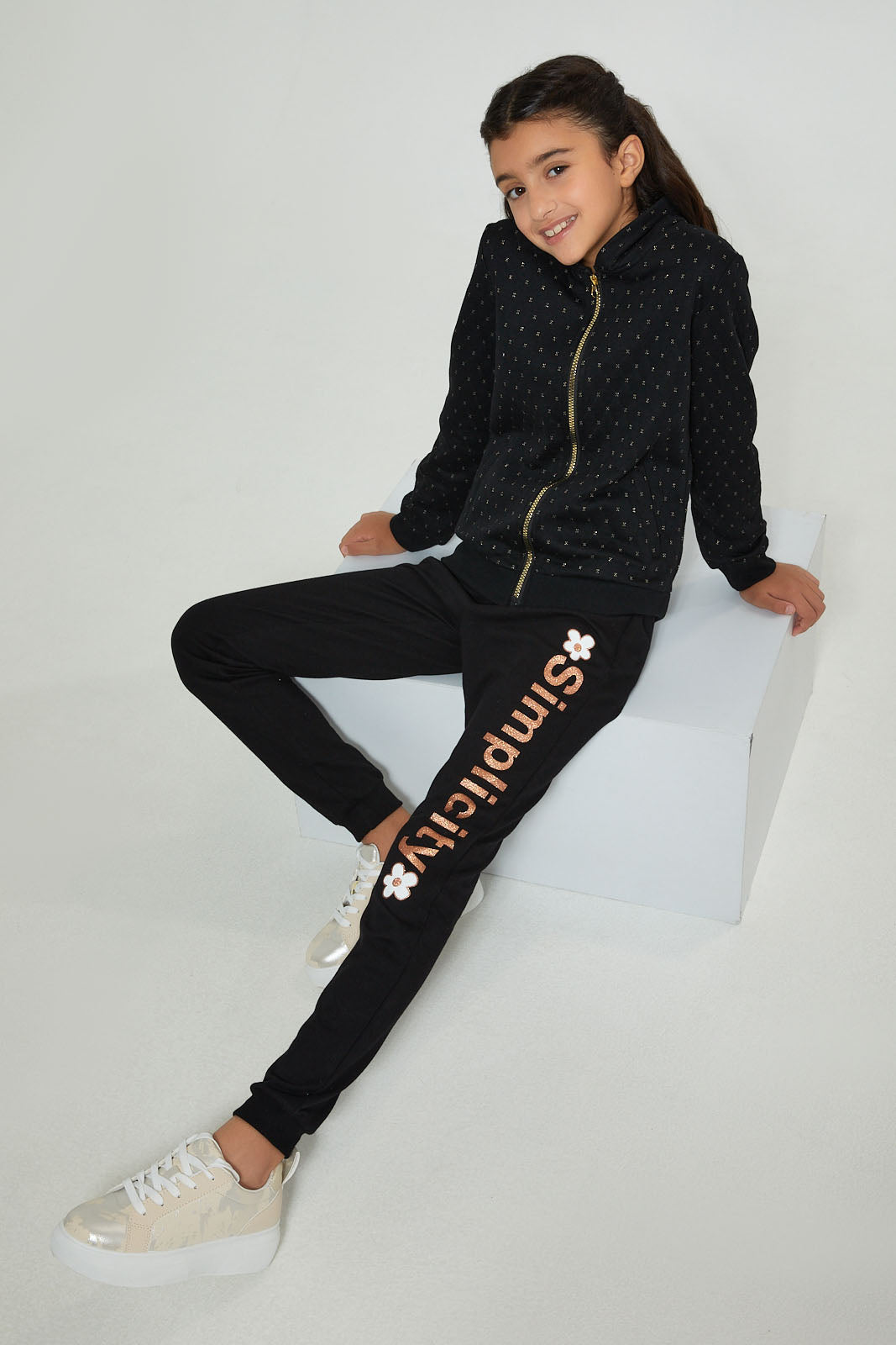 Redtag-Quilted-Bomber-Jacket-With-Hood-Jackets-Senior-Girls-9 to 14 Years
