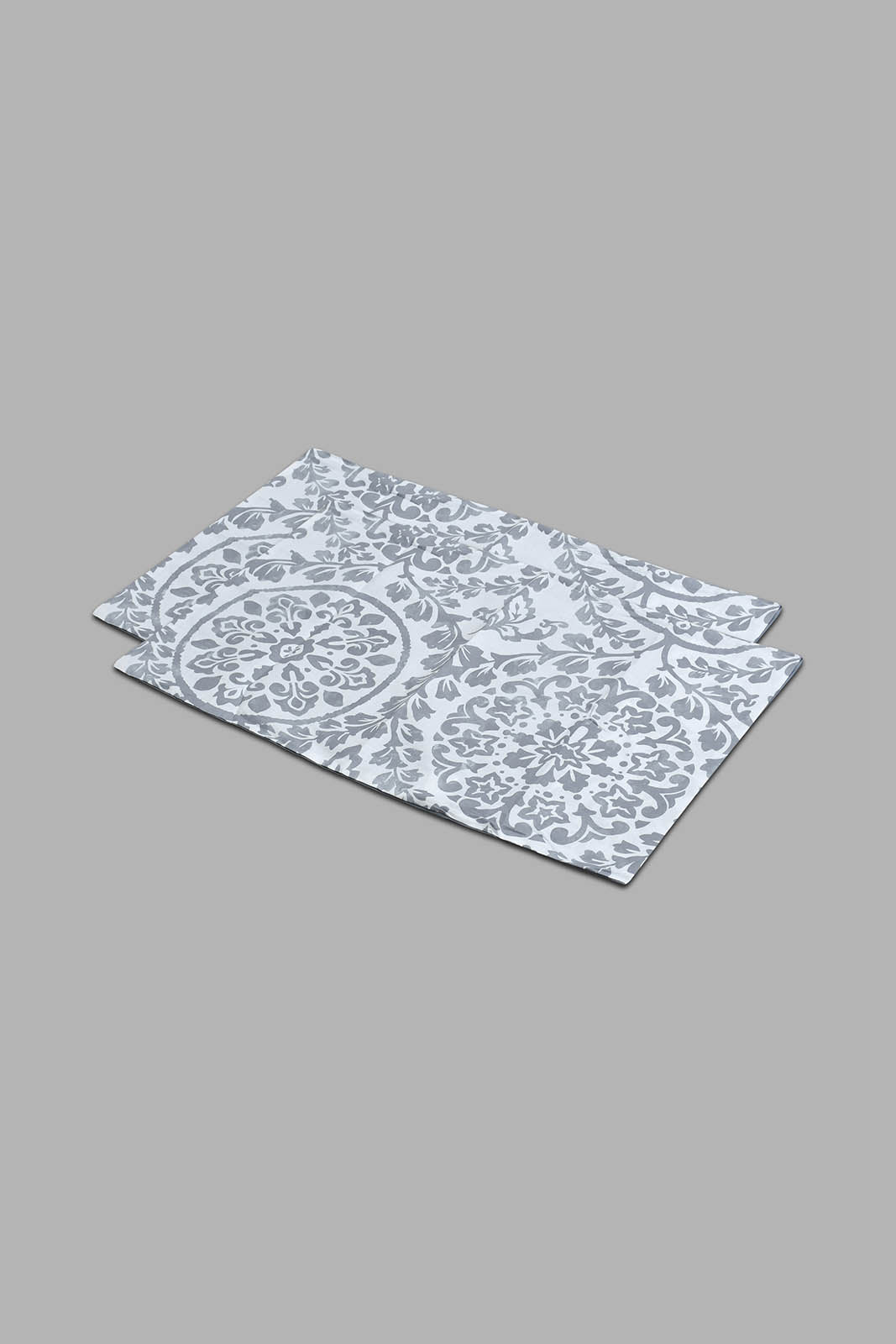 Redtag-Grey-Floral-Print-Reversible-3-Piece-Duvet-Cover-Set-(Double-Size)-Duvet-Covers-Home-Bedroom-