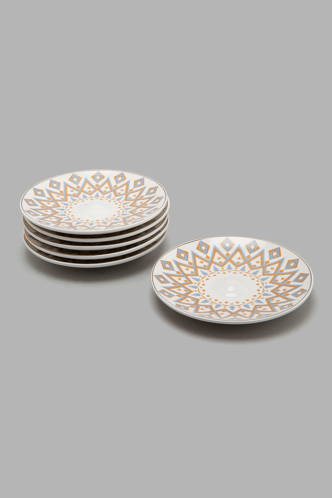 Redtag-Assorted-Geometric-Tea-Cup-&-Saucer-12-Piece-Tea-Sets-Home-Dining-