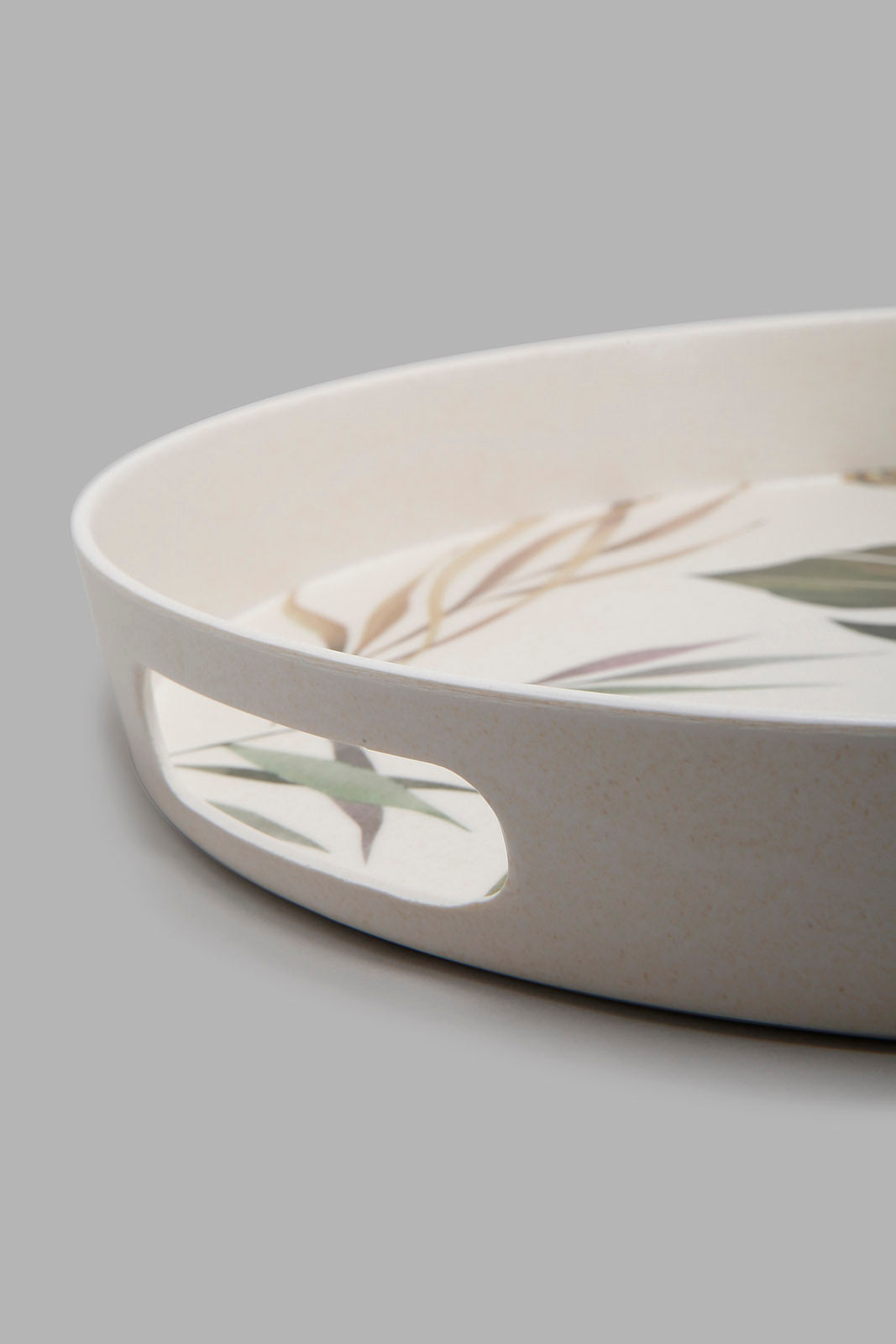 Redtag-Multicolour-Lefe-Bamboo-Round-Tray-Trays-Home-Dining-0