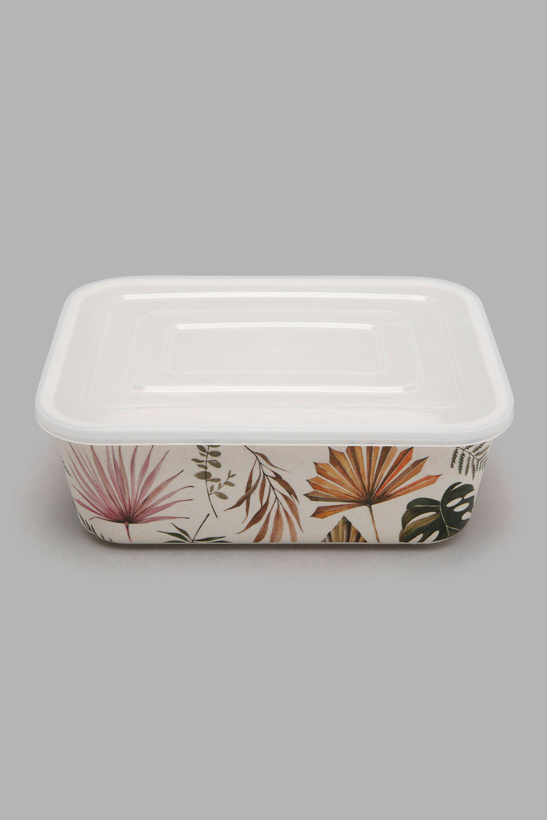 Redtag-Multicolour-Lefe-Bamboo-Storage-Box-With-Lid-(Large)-Storage-Boxes-Home-Dining-