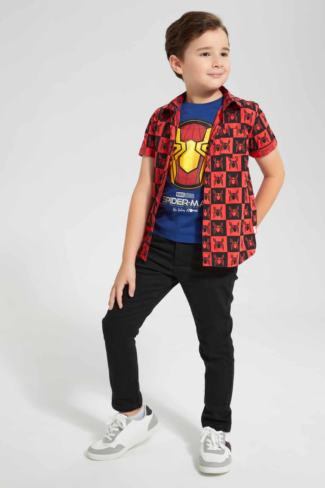 Redtag-Black-5-Pkt-Coloured-Denim-Jean-BOY-Jeans,-Category:Jeans,-Colour:Black,-Deals:Sale,-Filter:Boys-(2-to-8-Yrs),-S22A,-Sale,-Sale-BOY-APL,-Section:Kidswear--