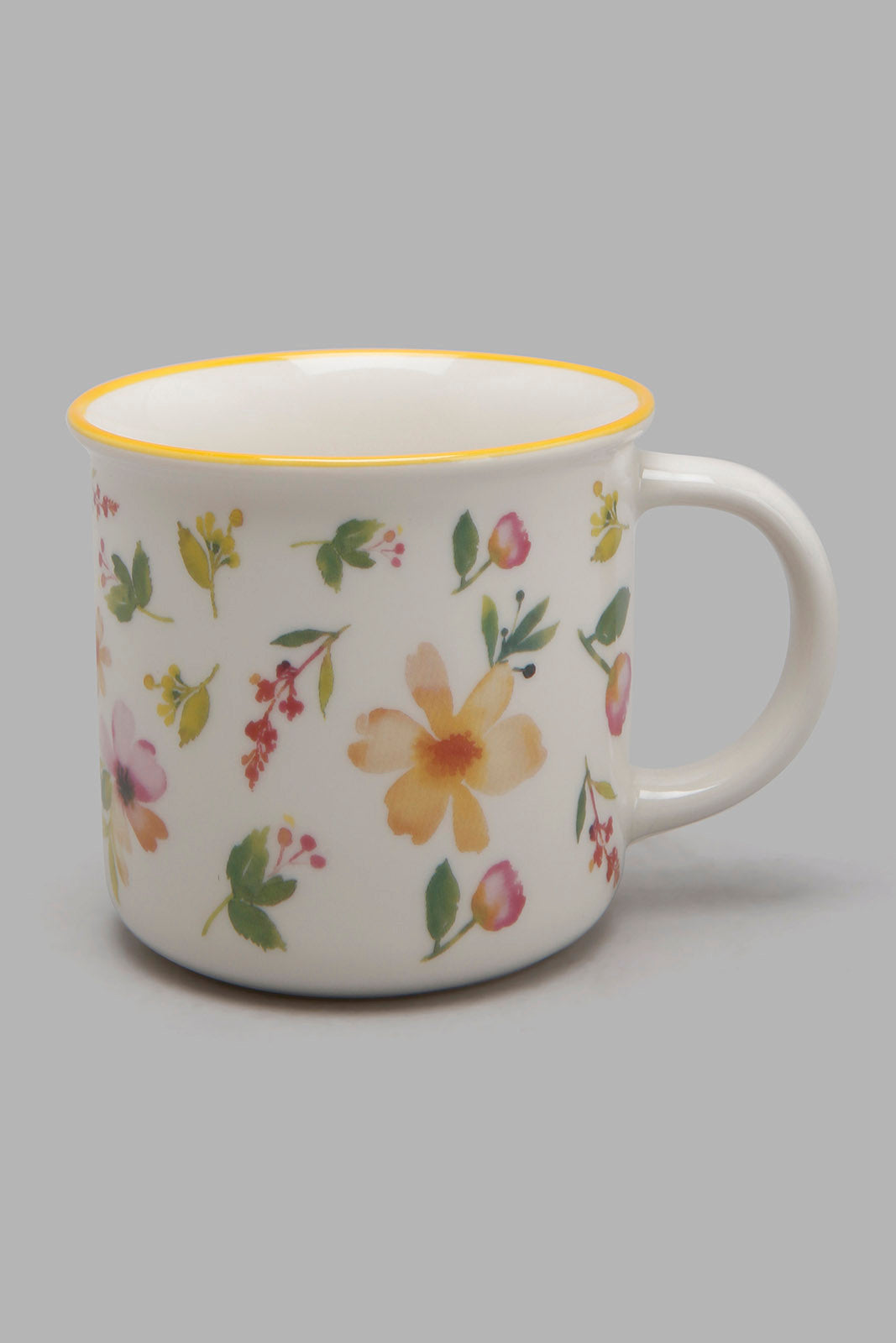 Redtag-Multi-Floral-With-Color-Rim-Mug-Mugs-Home-Dining-