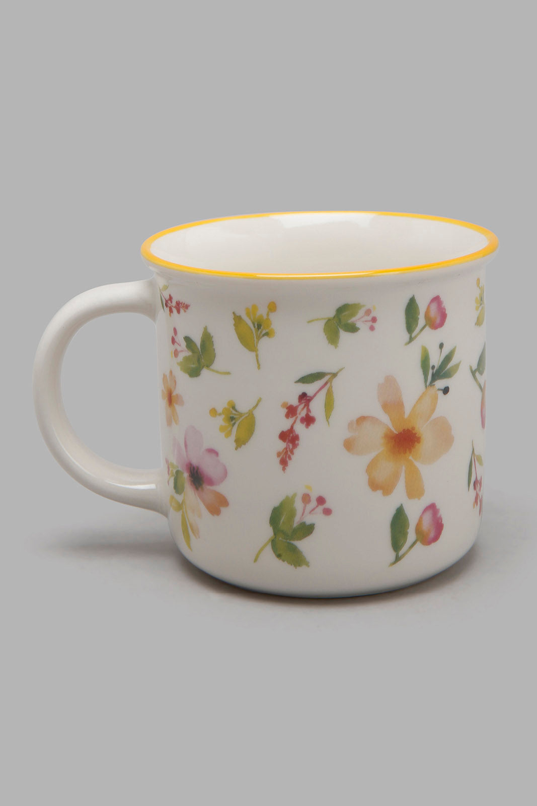 Redtag-Multi-Floral-With-Color-Rim-Mug-Mugs-Home-Dining-
