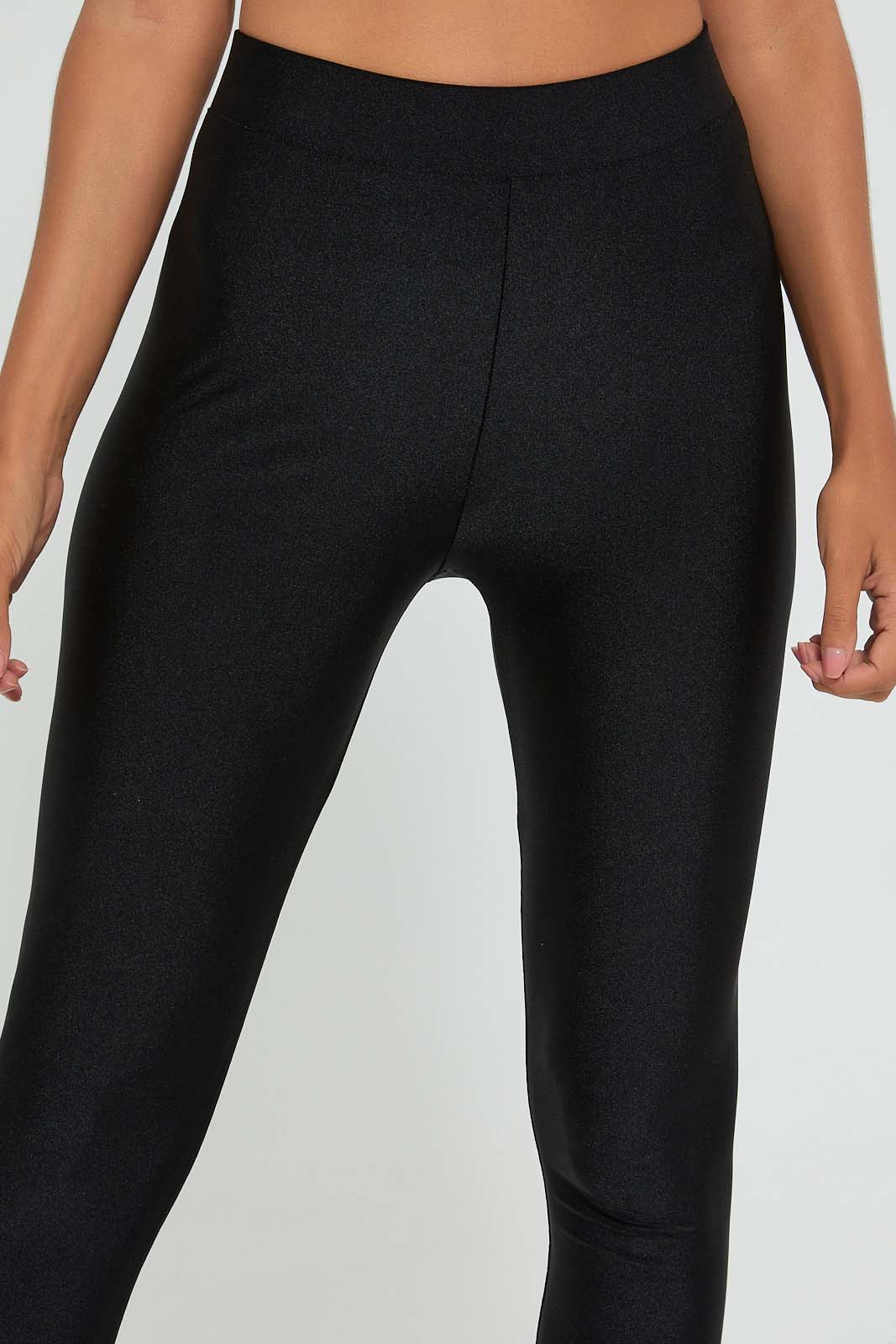 Redtag-Black-Skinny-Shiny-Legging-Leggings-Women's-0