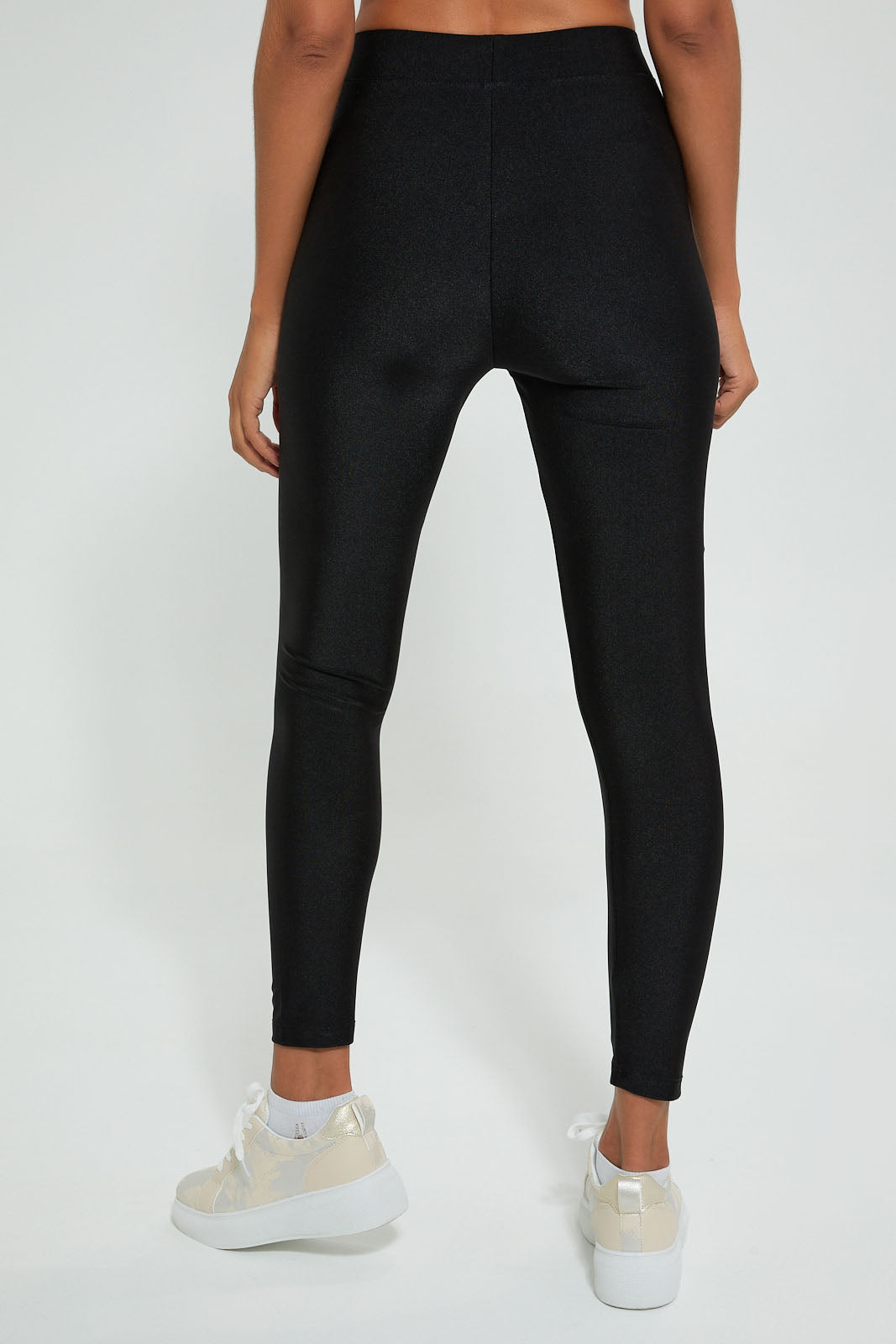 Redtag-Black-Skinny-Shiny-Legging-Leggings-Women's-0