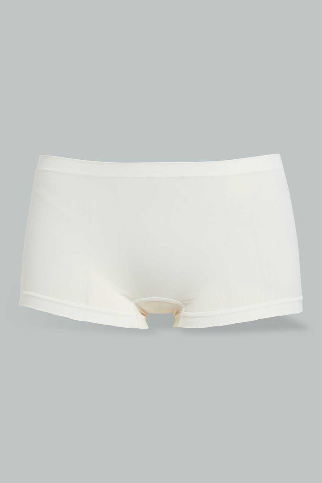 Redtag-Pink/Sage/Ivory-Plain-Boyleg-Brief-(3-Pack)-Briefs-Boyleg-Women's-