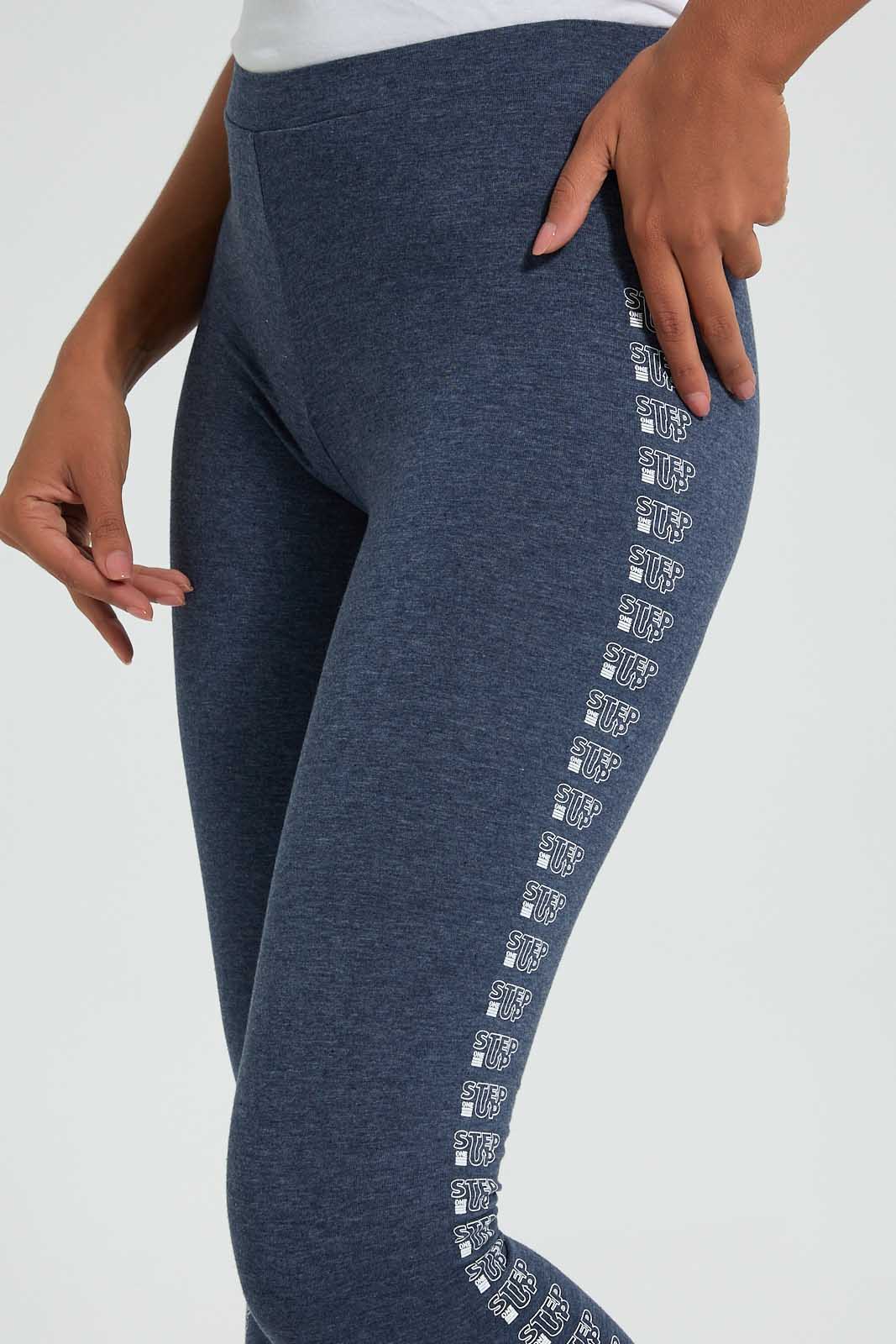 Redtag-Grey-Skinny-Side-Print-Legging-Leggings-Women's-0