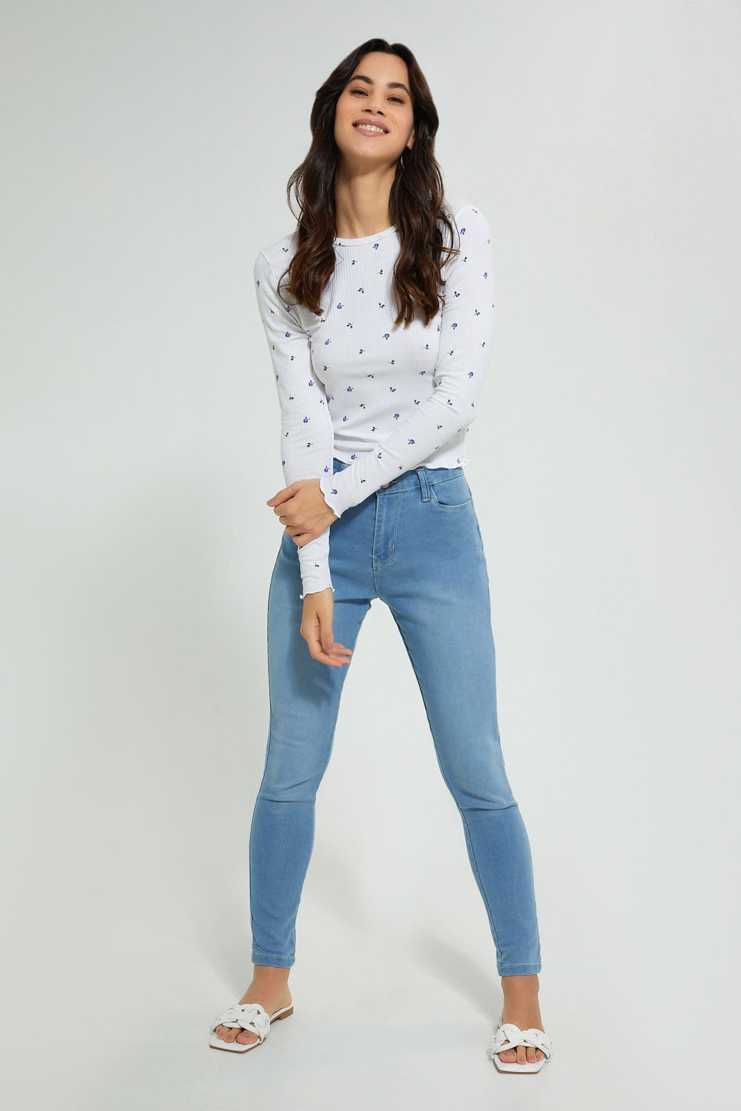 Redtag-White-Rib-Allover-Printed-Long-Sleeve-T-Shirt-Active-Tees-Women's-