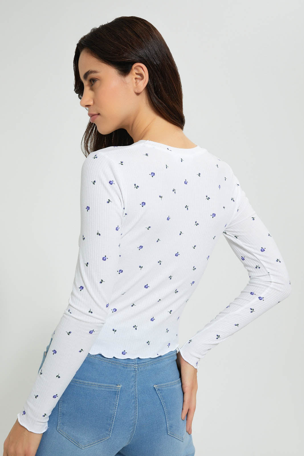 Redtag-White-Rib-Allover-Printed-Long-Sleeve-T-Shirt-Active-Tees-Women's-