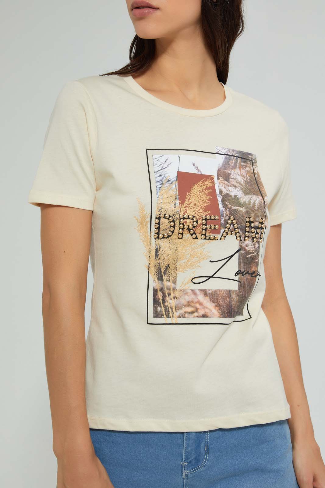 Redtag-Grey-Photographic-Print-T-Shirt-Active-Tees-Women's-