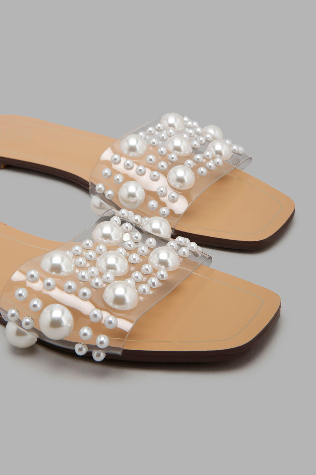 Redtag-Pearl-Trim-Mule-Character,-Colour:White,-Filter:Women's-Footwear,-New-In,-New-In-Women-FOO,-Non-Sale,-S22A,-Women-Casual-Sandals-Women's-