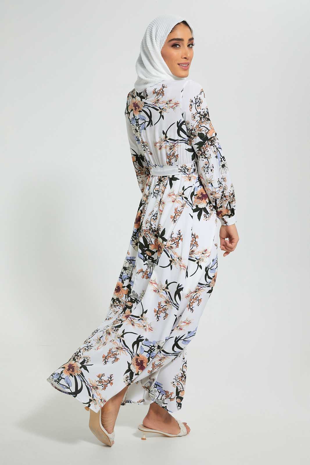 Redtag-Blue-Floral-Print-Maxi-Dress-Dresses-Women's-