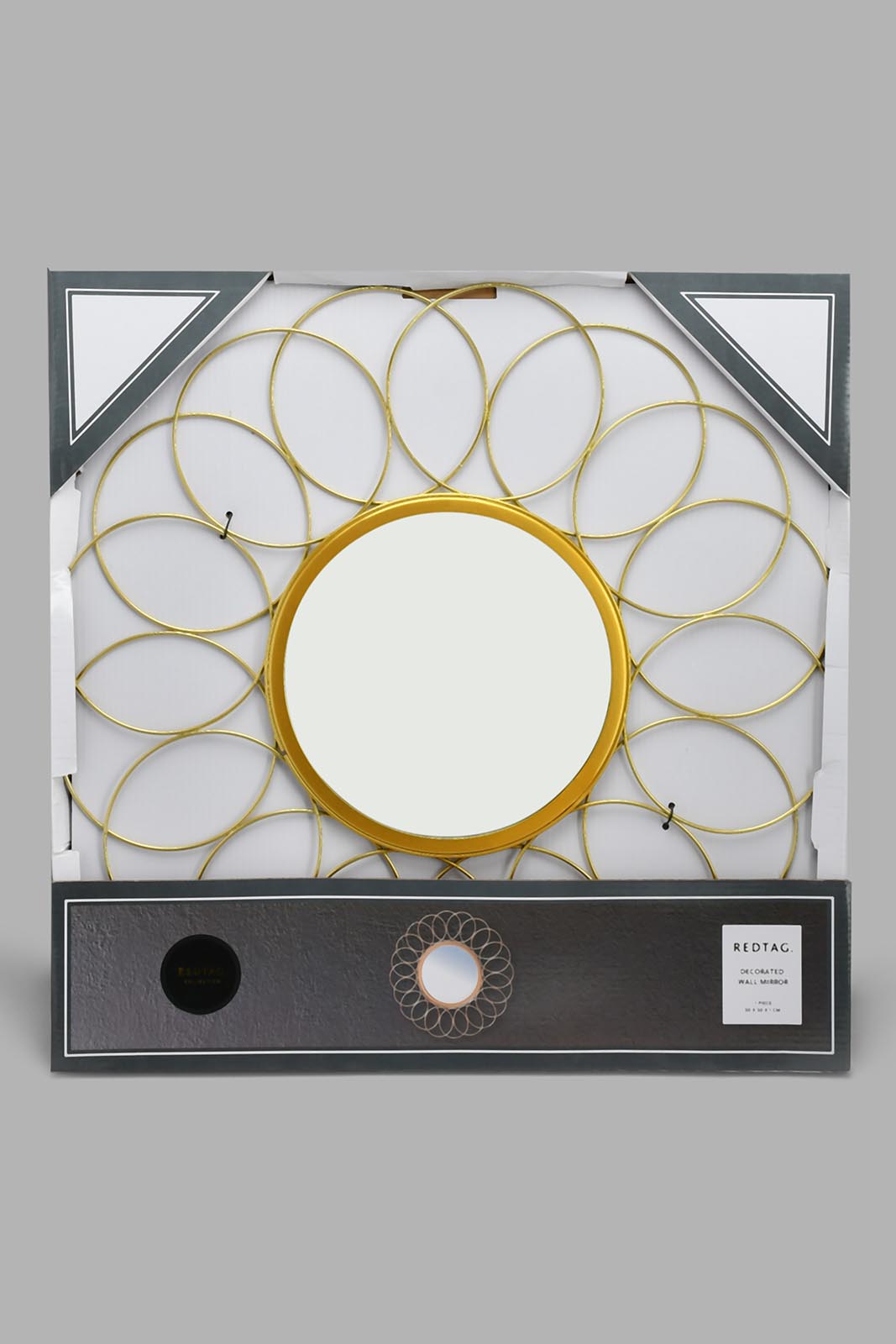 Gold Metal Wall Mirror