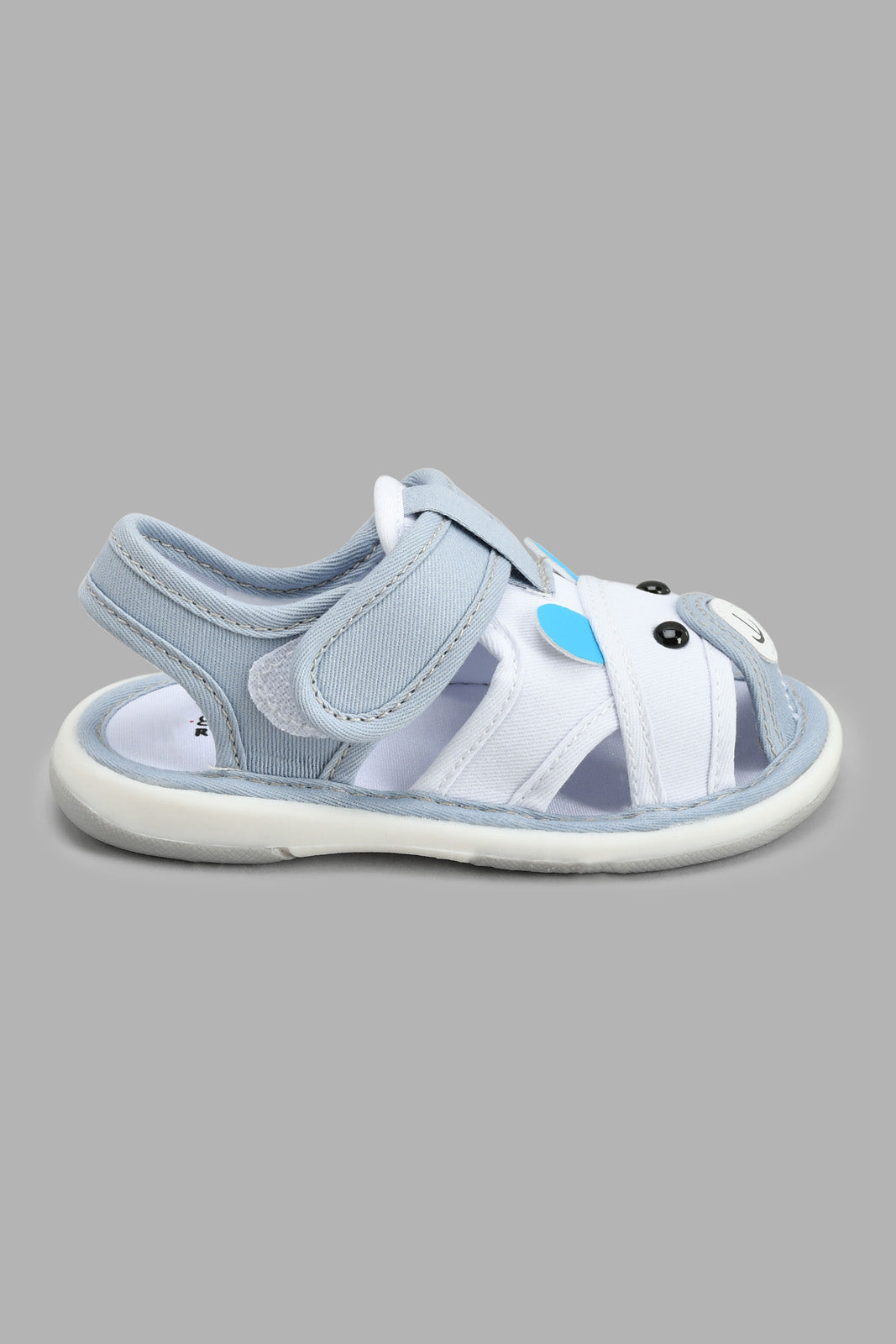 Redtag-Blue-Bear-Trim-Pump-Pumps-Infant-Boys-1 to 3 Years
