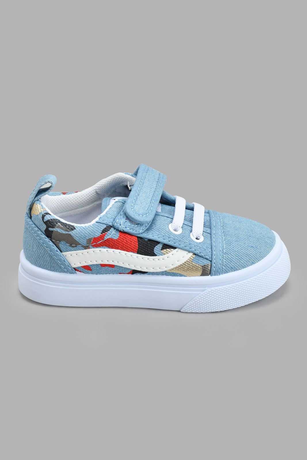 Redtag-Denim-Velcro-Strap-Pump-Pumps-Infant-Boys-1 to 3 Years