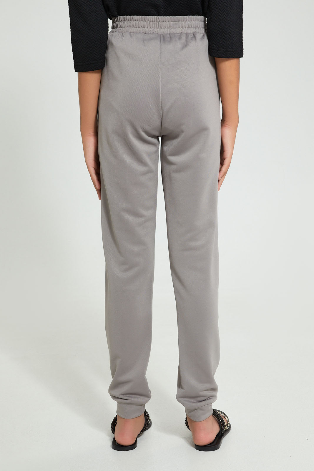 Redtag-Grey-Jogger-Cargo-Pants-Senior-Girls-9 to 14 Years