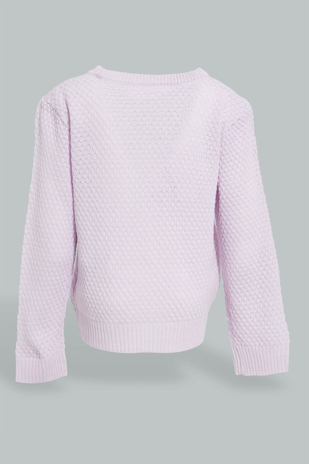 Redtag-Lilac-Printed-Pullover-Pullovers-Infant-Girls-3 to 24 Months