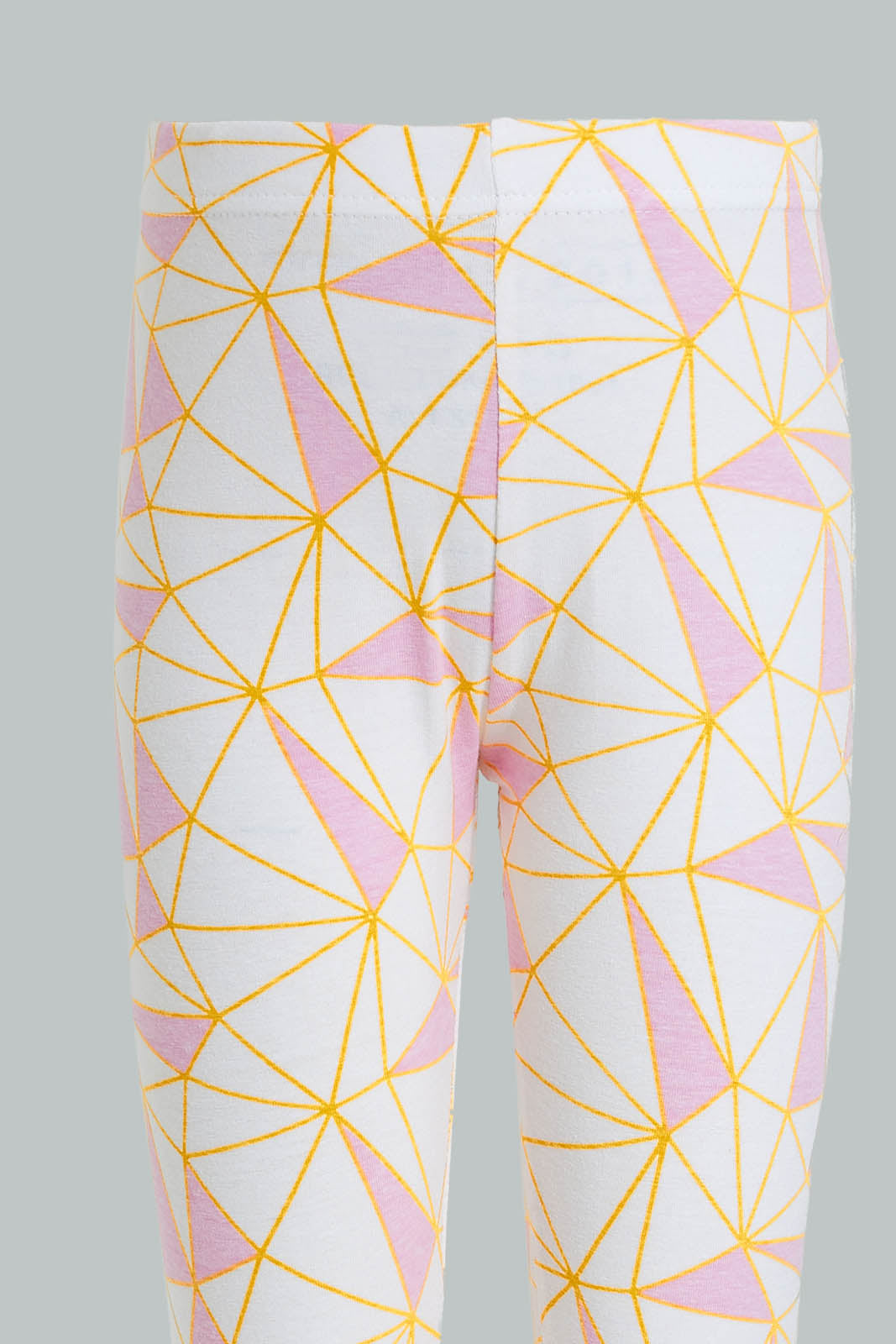 Redtag-Pink-Abstract-Print-Legging-Leggings-Girls-2 to 8 Years