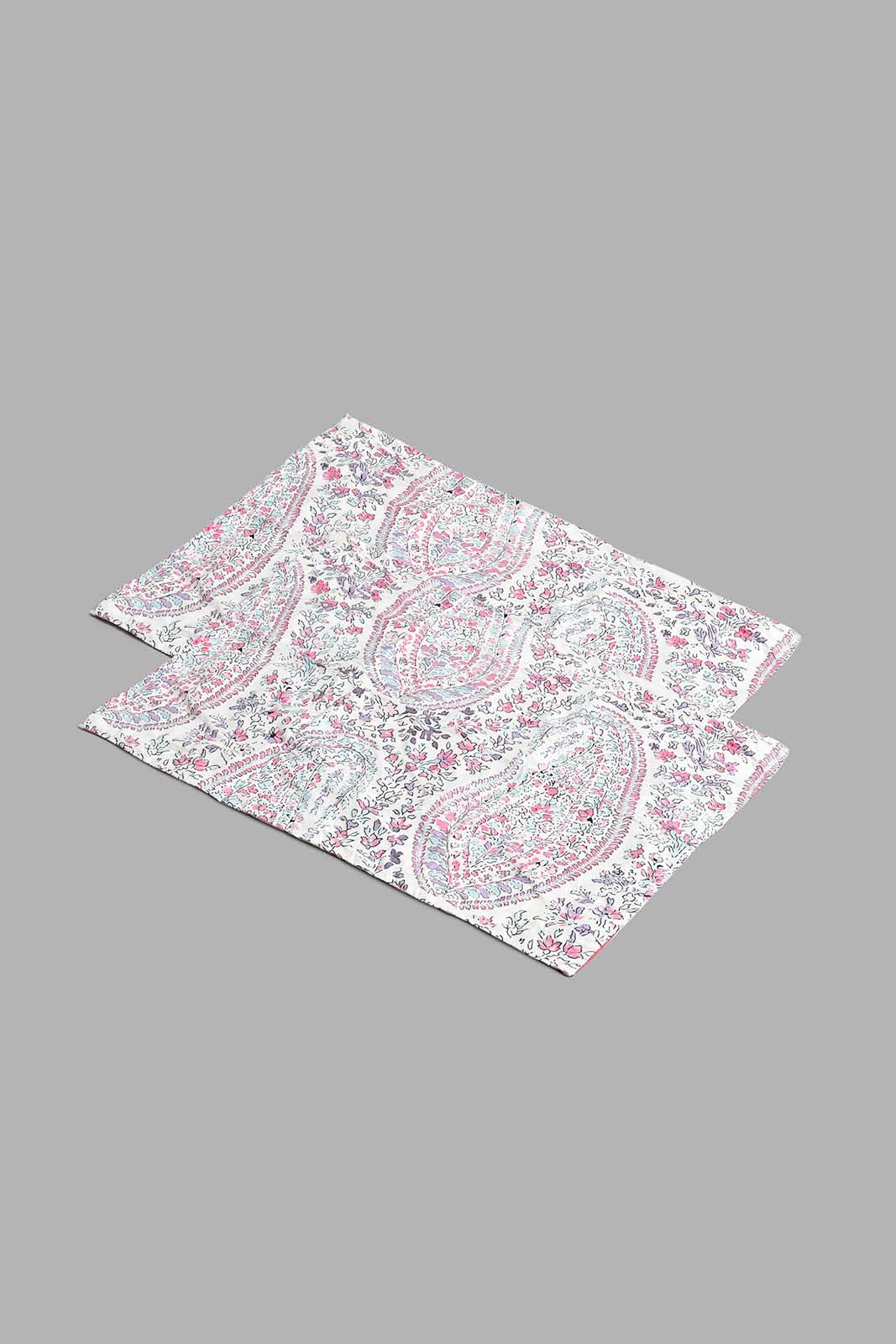 Redtag-Pink-Paisley-Print-6-Piece-Comforter-Set-(Double-Size)-Comforters-Home-Bedroom-