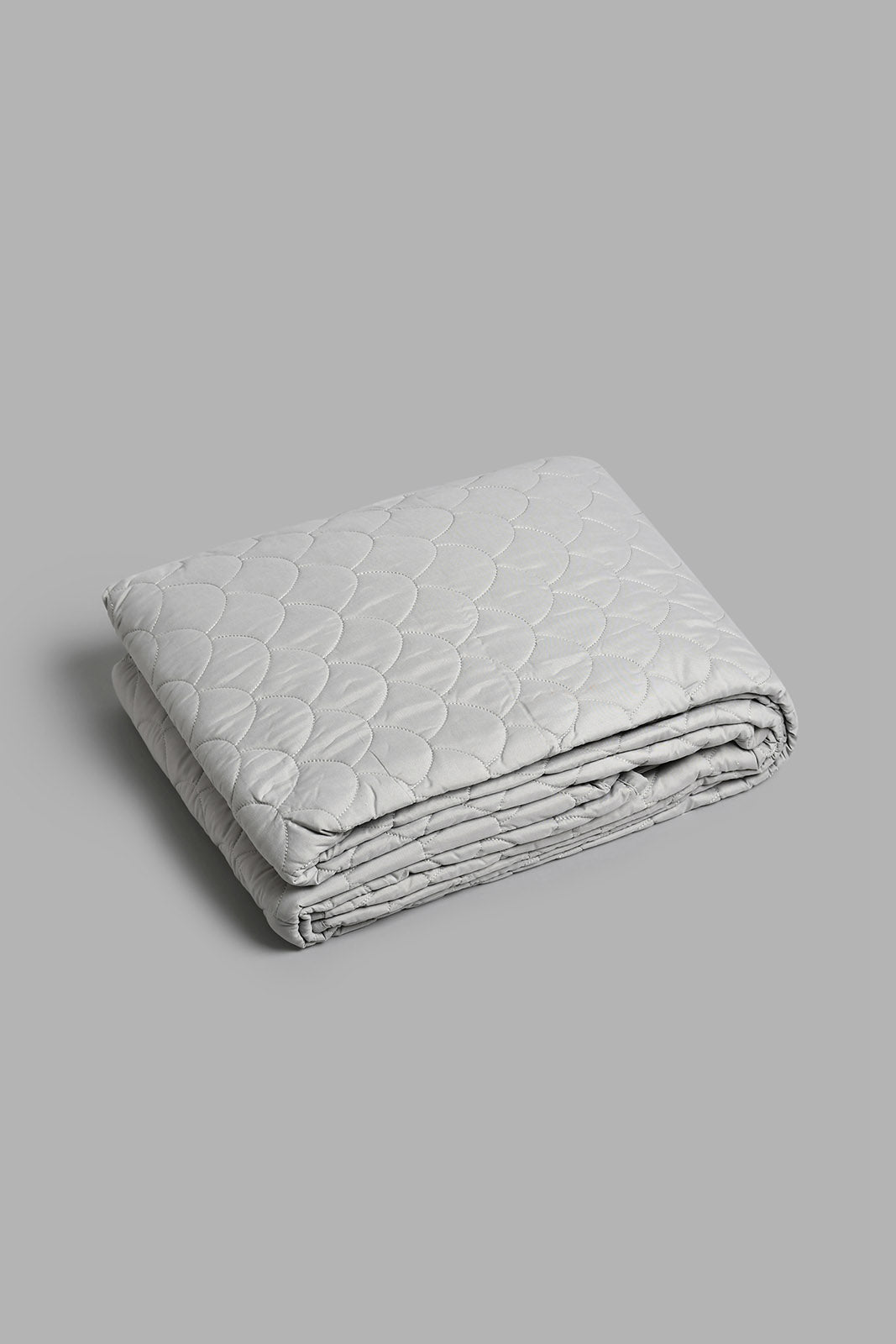 Redtag-Grey-Leaf-Print-6-Piece-Comforter-Set-(Double-Size)-Comforters-Home-Bedroom-
