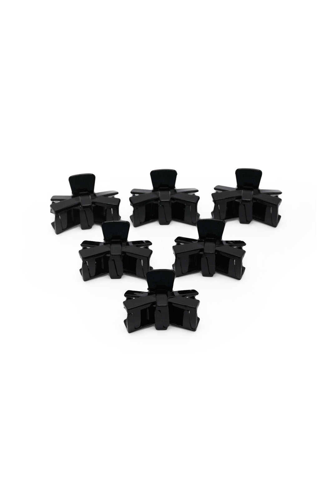 Redtag-Hair-Clutcher-Set-6-Pcs-365,-Category:Hair-Accessories,-Colour:Black,-Filter:Travel-Accessories,-IMP-Hair-Accessories,-New-In,-New-In-IMP-ACC,-Non-Sale,-Section:Homewares-Check-