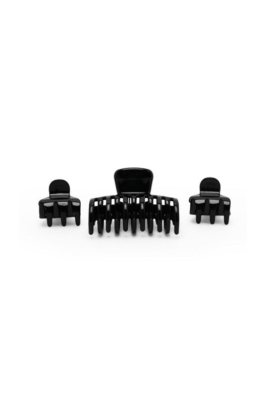 Redtag-Hair-Clips-3Pcs-365,-Category:Hair-Accessories,-Colour:Black,-Filter:Travel-Accessories,-IMP-Hair-Accessories,-New-In,-New-In-IMP-ACC,-Non-Sale,-Section:Homewares-Check-