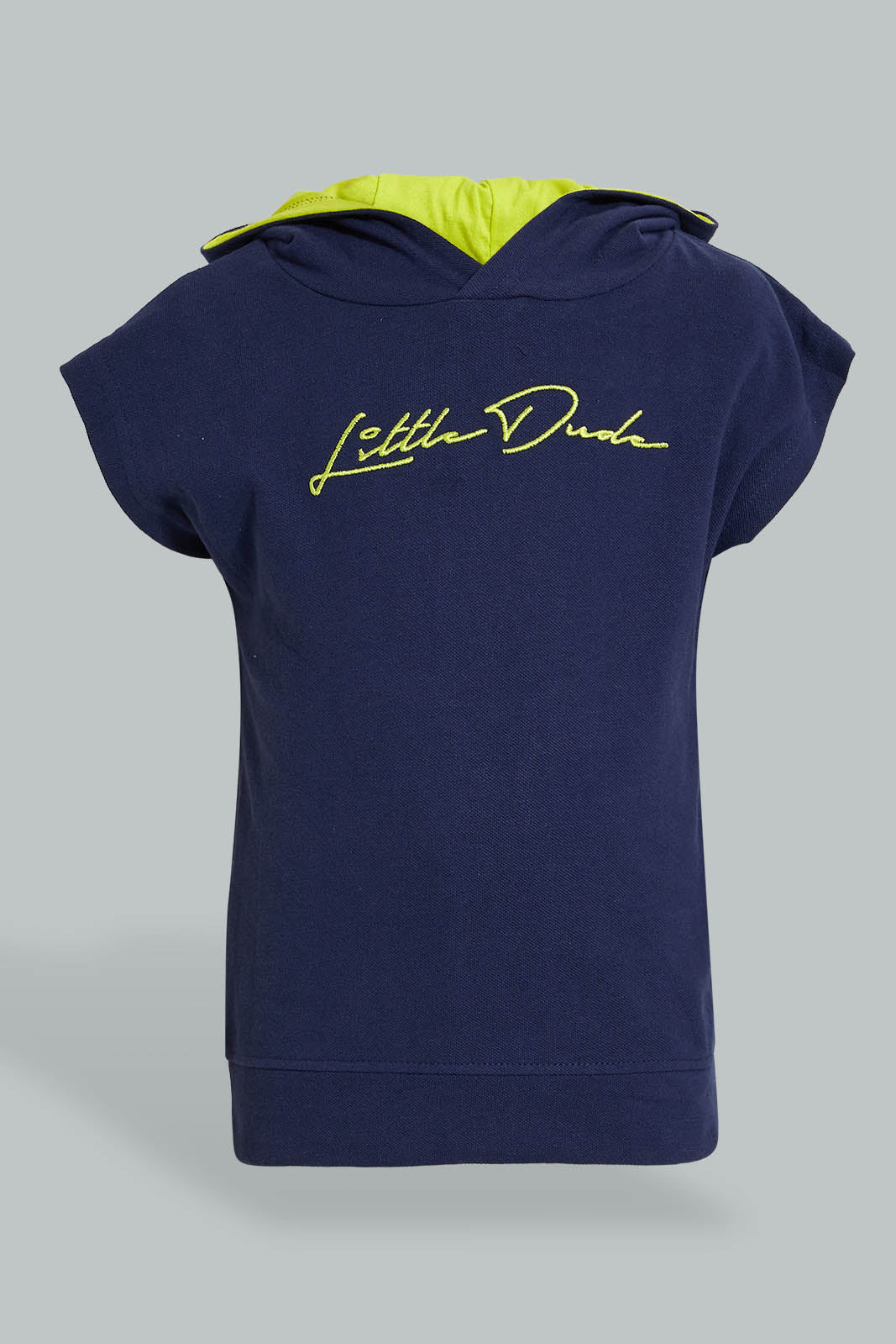 Redtag-Navy-Pique-Terry-Hooded-And-Shorts-Set-Boys-Sets,-Colour:Navy,-Filter:Boys-(2-to-8-Yrs),-New-In,-New-In-BOY,-Non-Sale,-S22A,-Section:Kidswear-Boys-2 to 8 Years
