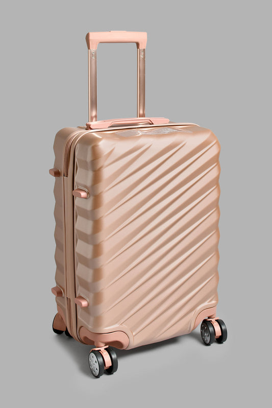 Redtag-Gold-Color-Hard-Abs-Trolley-Lugage-20"-Hard-Luggage-Travel-Accessories-