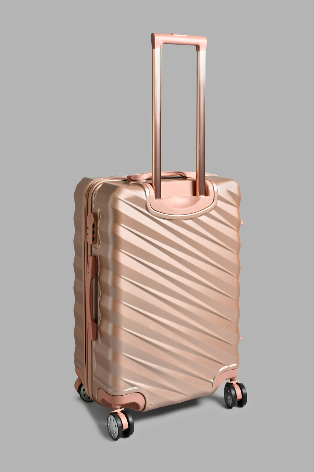 Redtag-Gold-Color-Hard-Abs-Trolley-Lugage-24"-Hard-Luggage-Travel-Accessories-