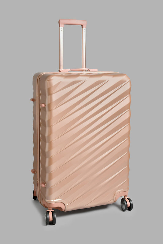 Redtag-Gold-Color-Hard-Abs-Trolley-Lugage-28"-Hard-Luggage-Travel-Accessories-