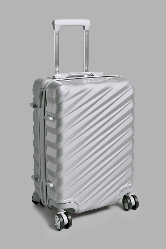 Redtag-Silver-Color-Hard-Abs-Trolley-Lugage-20"-Hard-Luggage-Travel-Accessories-
