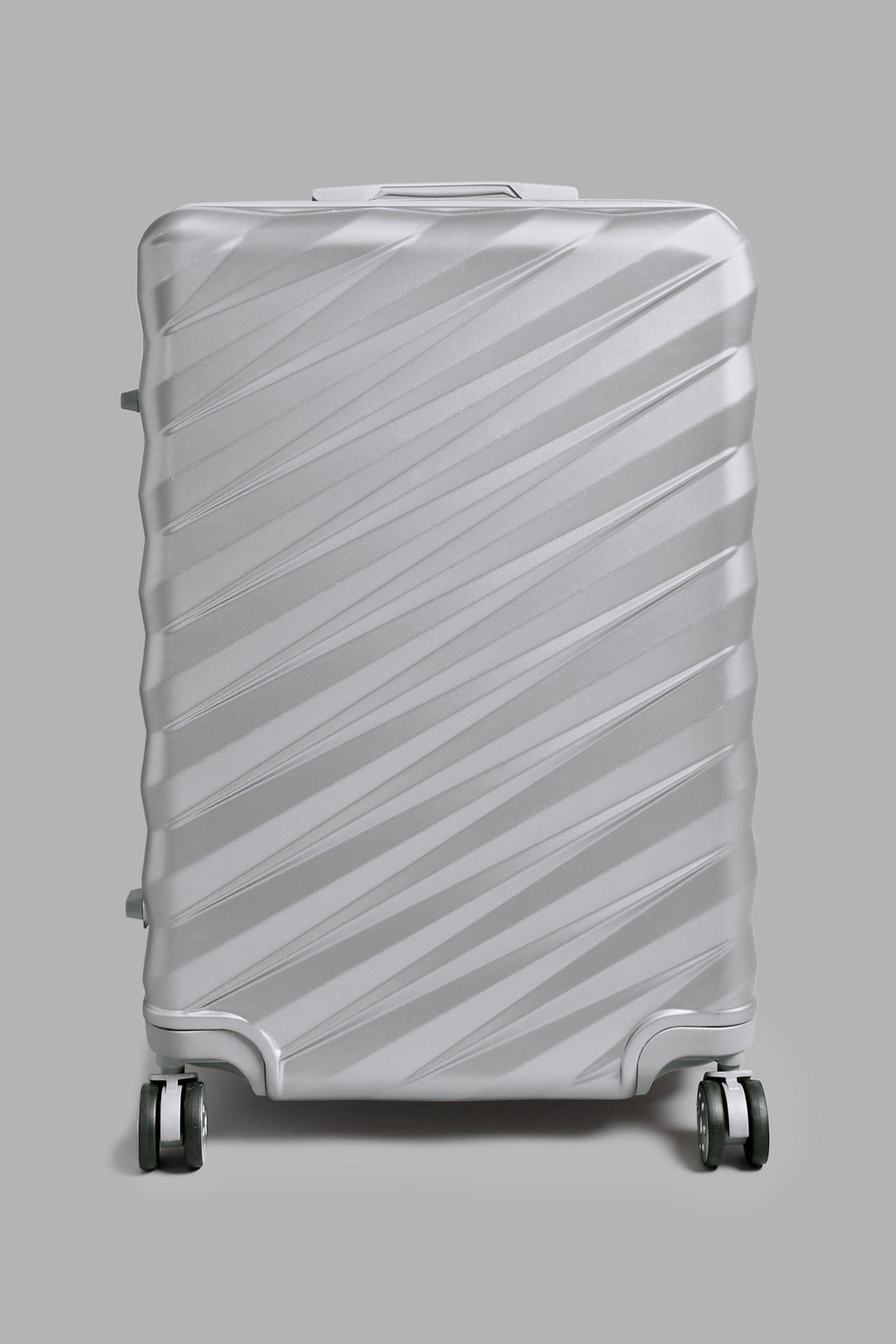 Redtag-Silver-Color-Hard-Abs-Trolley-Lugage-24"-Hard-Luggage-Travel-Accessories-