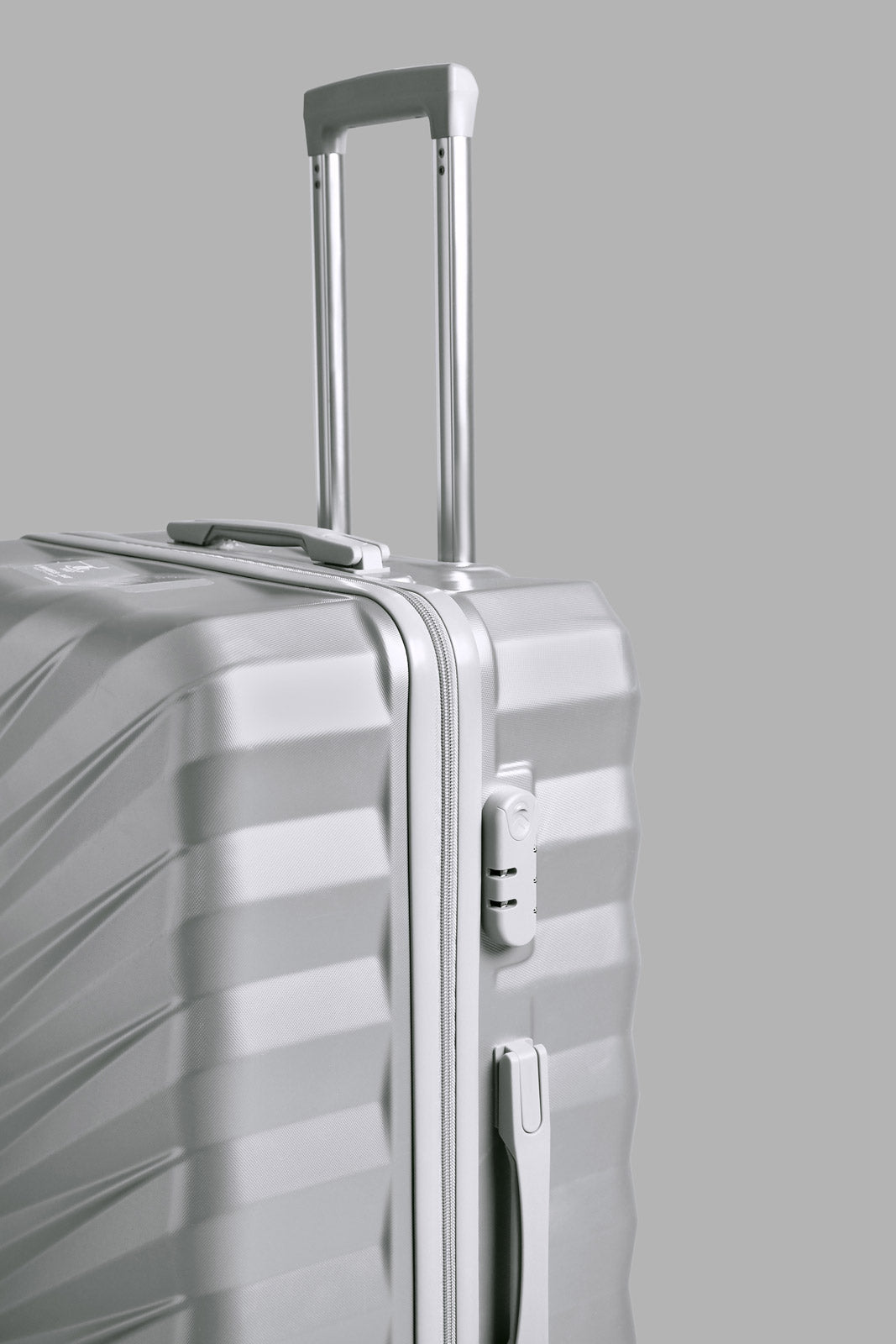 Redtag-Silver-Color-Hard-Abs-Trolley-Lugage-24"-Hard-Luggage-Travel-Accessories-