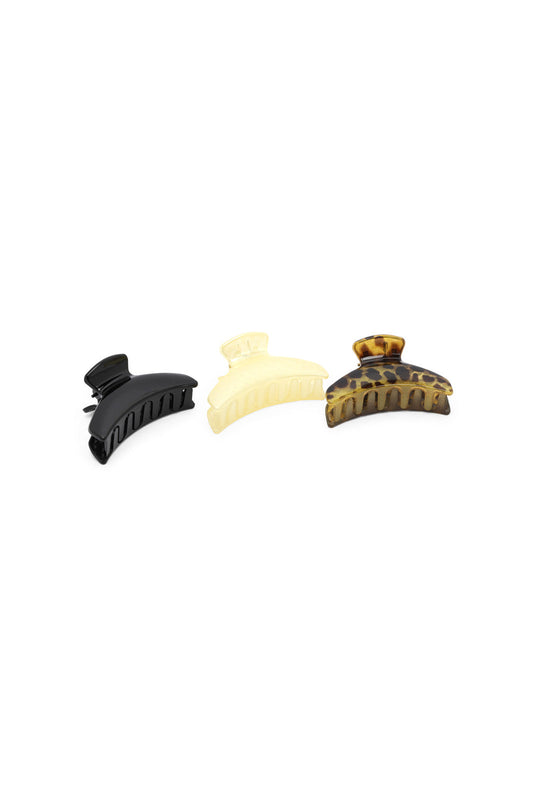 Redtag-Hair-Clutcher-Set-3Pcs-365,-Category:Hair-Accessories,-Colour:Assorted,-Filter:Travel-Accessories,-IMP-Hair-Accessories,-New-In,-New-In-IMP-ACC,-Non-Sale,-Section:Homewares-Check-