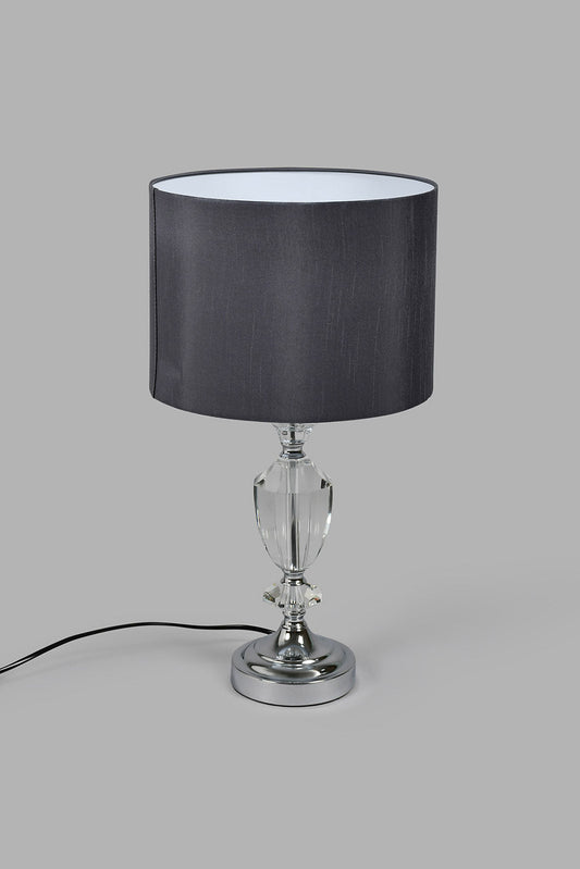 Redtag-Silver-Crystal-Base-Table-Lamp-Colour:Silver,-Filter:Home-Decor,-HMW-HOM-Table-Lamps,-New-In,-New-In-HMW-HOM,-Non-Sale,-S22A,-Section:Homewares-Home-Decor-