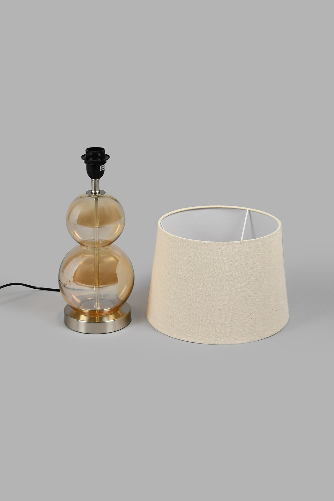 Redtag-Beige-Wave-Base-Table-Lamp-Colour:Beige,-Filter:Home-Decor,-HMW-HOM-Table-Lamps,-New-In,-New-In-HMW-HOM,-Non-Sale,-S22A,-Section:Homewares-Home-Decor-