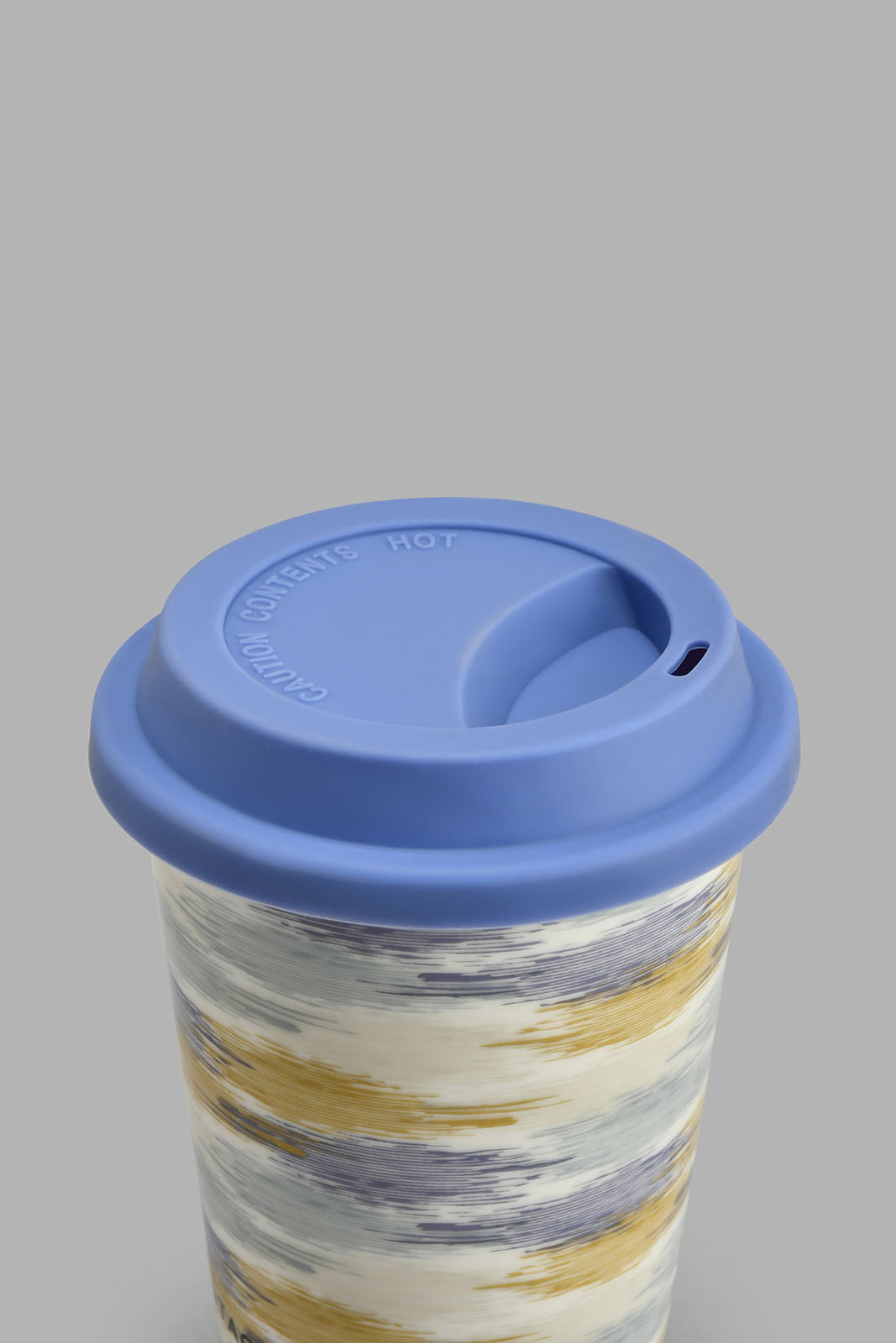 Redtag-Multicolour-Geometric-Travel-Mug-With-Silicon-Lid-Colour:Multicolour,-Filter:Home-Dining,-HMW-DIN-Mugs,-New-In,-New-In-HMW-DIN,-Non-Sale,-S22A,-Section:Homewares-Home-Dining-