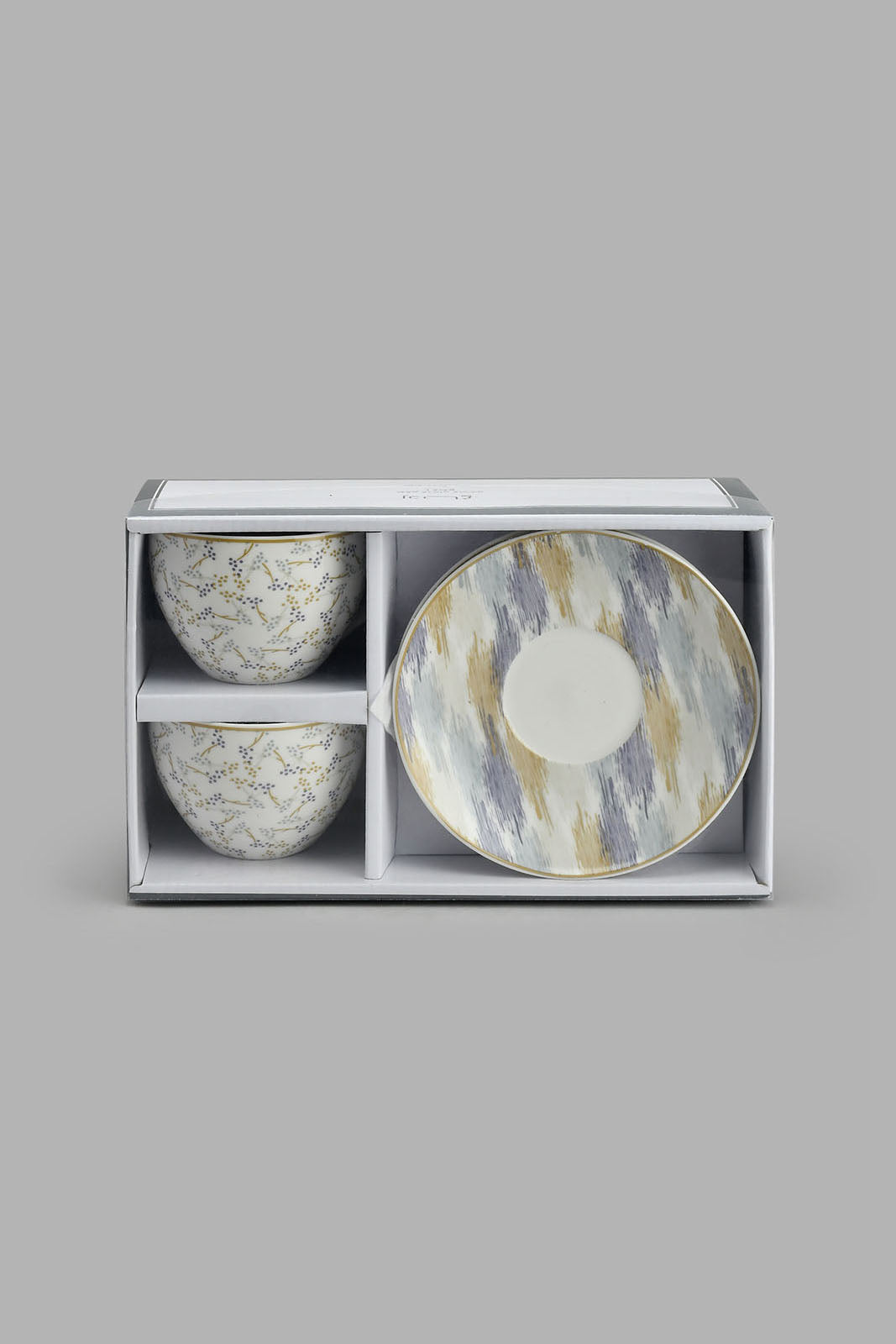 Redtag-Multicolour-Geometric-Tea-Set-(4-Piece)-Colour:Multicolour,-Filter:Home-Dining,-HMW-DIN-Crockery-Sets,-New-In,-New-In-HMW-DIN,-Non-Sale,-S22A,-Section:Homewares-Home-Dining-