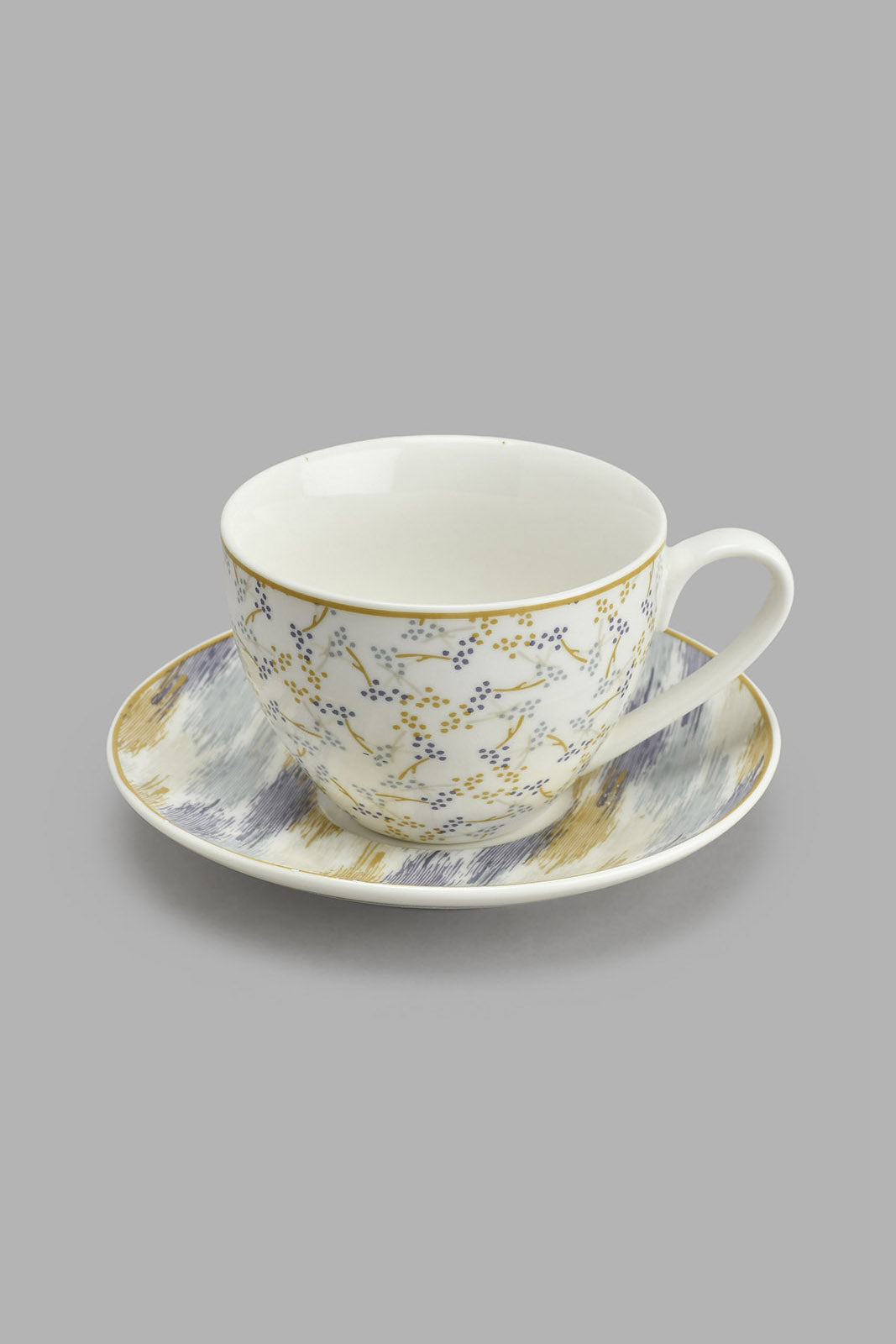 Redtag-Multicolour-Geometric-Tea-Set-(4-Piece)-Colour:Multicolour,-Filter:Home-Dining,-HMW-DIN-Crockery-Sets,-New-In,-New-In-HMW-DIN,-Non-Sale,-S22A,-Section:Homewares-Home-Dining-