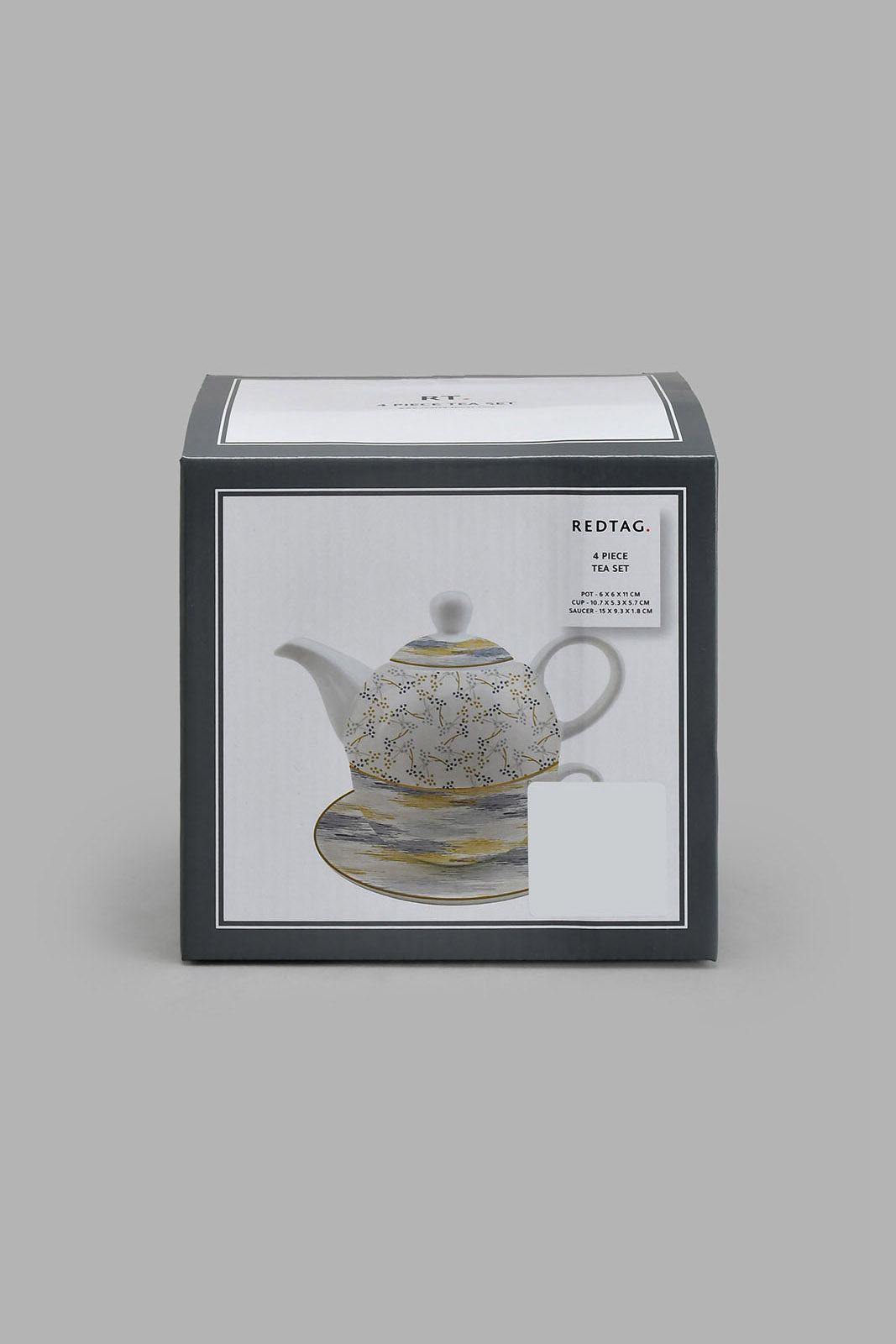 Redtag-Multicolour-Geometric-Tea-Set-Colour:Multicolour,-Filter:Home-Dining,-HMW-DIN-Crockery-Sets,-New-In,-New-In-HMW-DIN,-Non-Sale,-S22A,-Section:Homewares-Home-Dining-