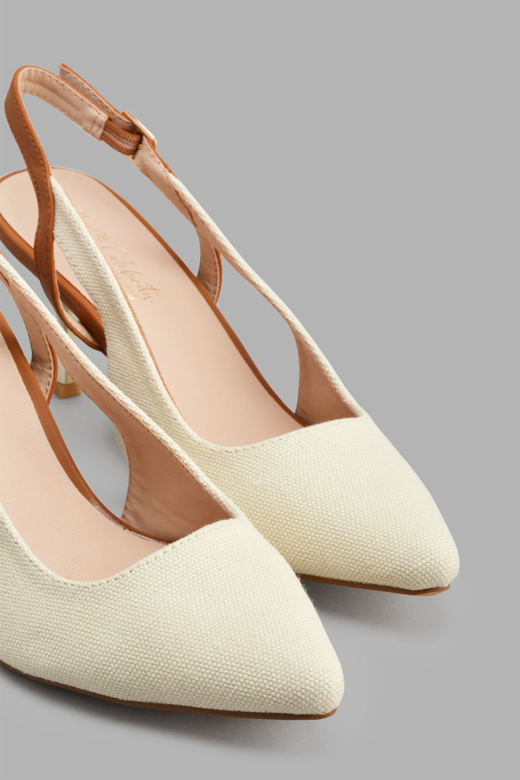 Redtag-Natural-Slingback-With-Gold-Heel-Slingbacks-Women's-