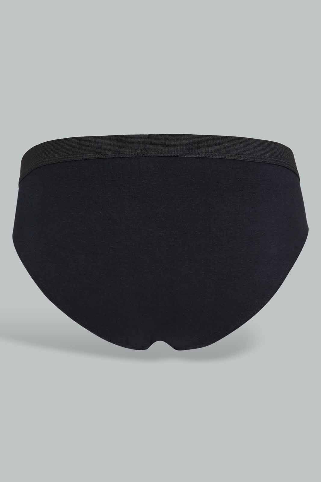 Redtag-Black-And-Charcoal-Briefs-(Pack-of-2)-365,-Category:Briefs,-Colour:Black,-ESS,-Filter:Men's-Clothing,-Men-Briefs,-Non-Returnable,-Non-Sale,-Section:Men-Men's-