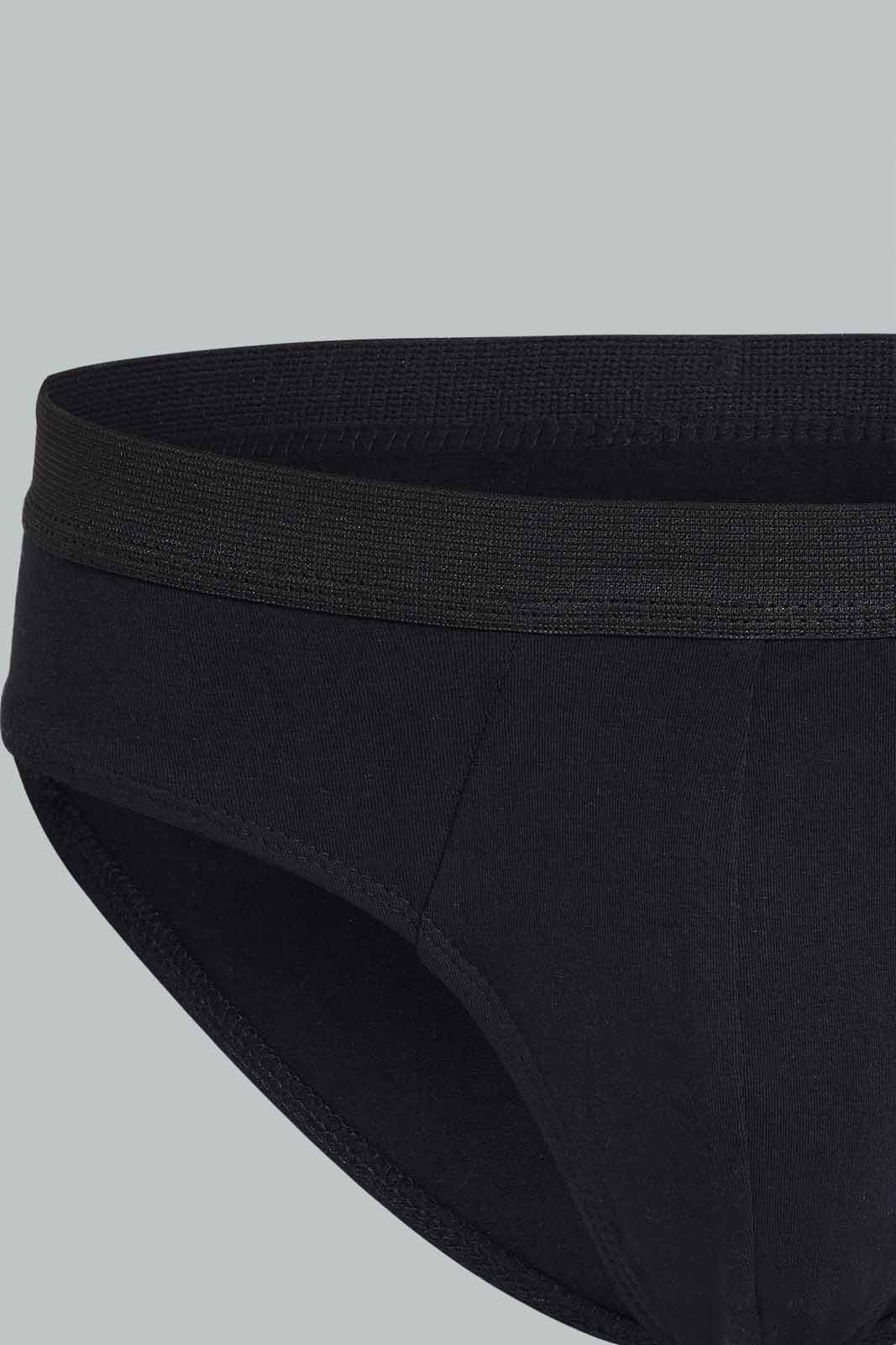Redtag-Black-And-Charcoal-Briefs-(Pack-of-2)-365,-Category:Briefs,-Colour:Black,-ESS,-Filter:Men's-Clothing,-Men-Briefs,-Non-Returnable,-Non-Sale,-Section:Men-Men's-
