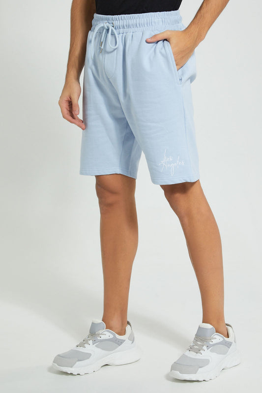 Redtag-Blue-Pull-On-Resort-Shorts-Active-Shorts-Men's-