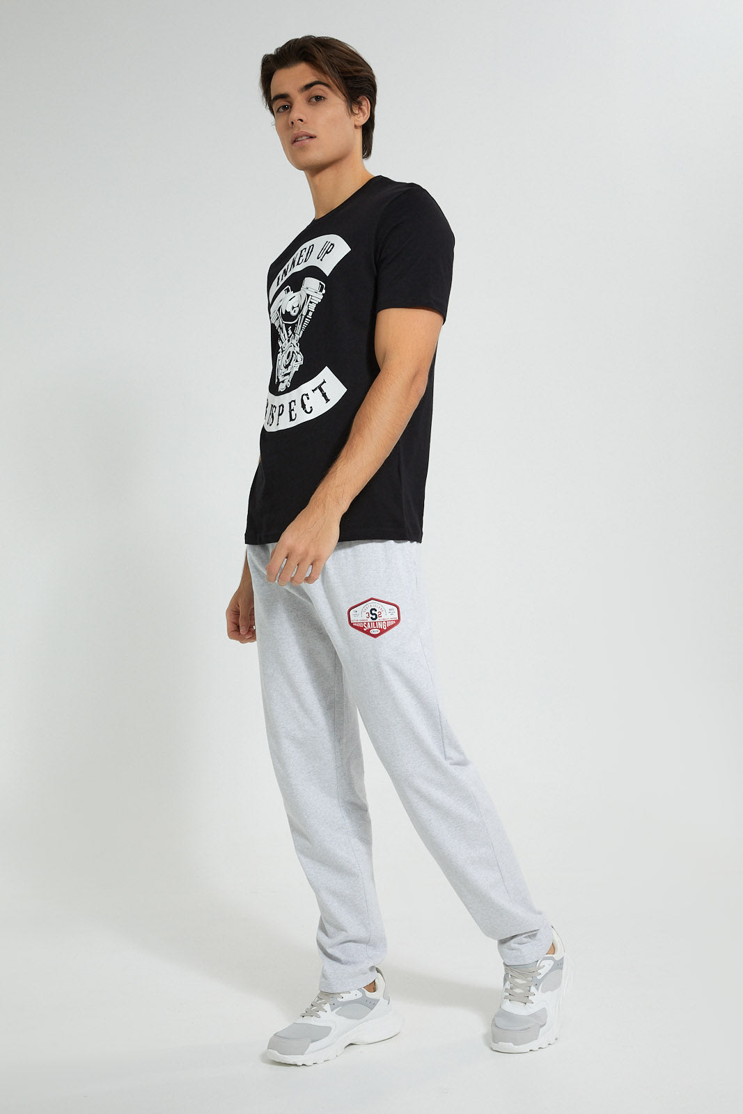 Redtag-Ecru-Pyjama-Bottom-With-Elastic-Waist-Band-Pyjama-Bottoms-Men's-