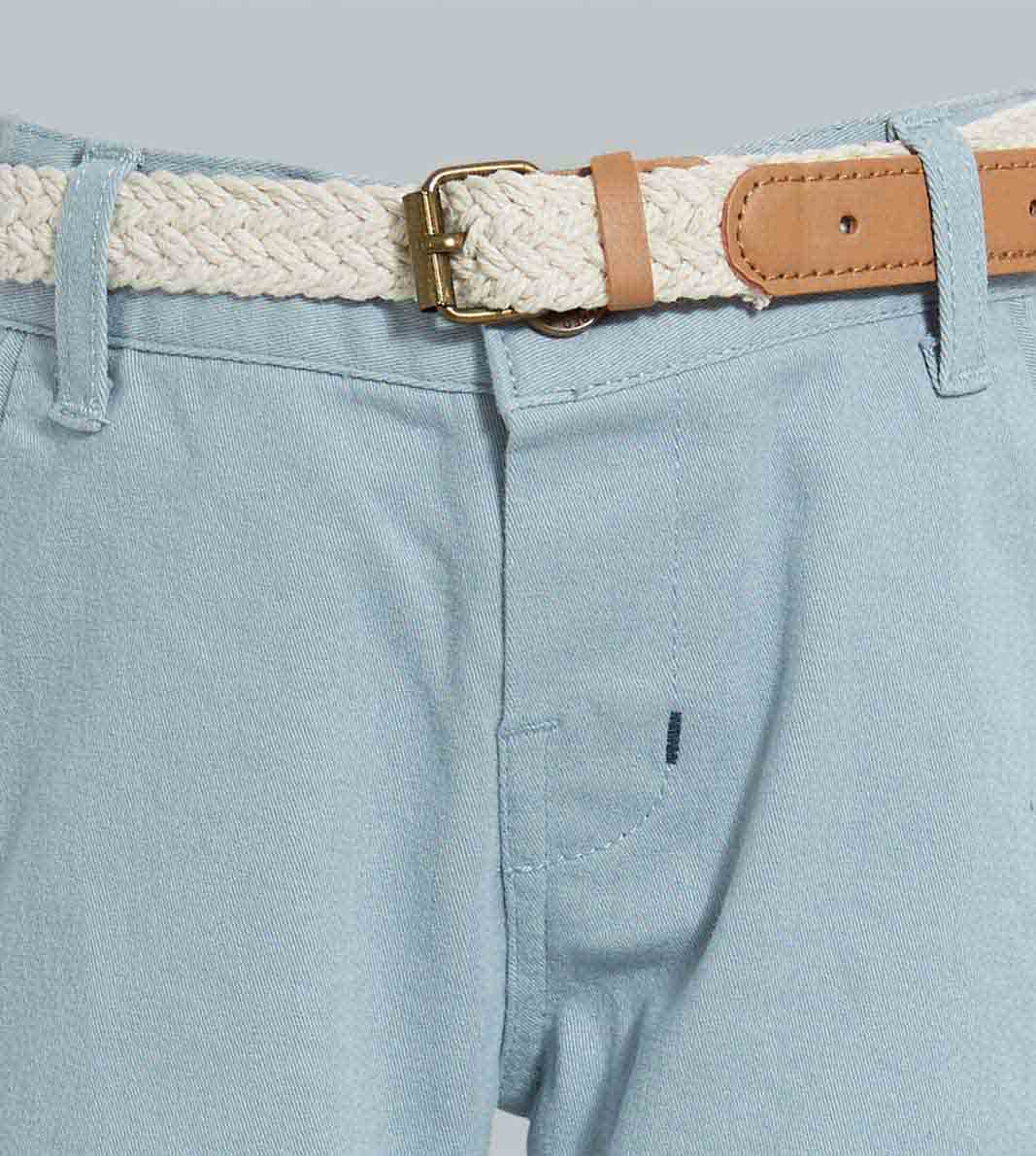 Redtag-Blue-Breaded-Belt-Chino-Pant-Chinos-Infant-Boys-3 to 24 Months